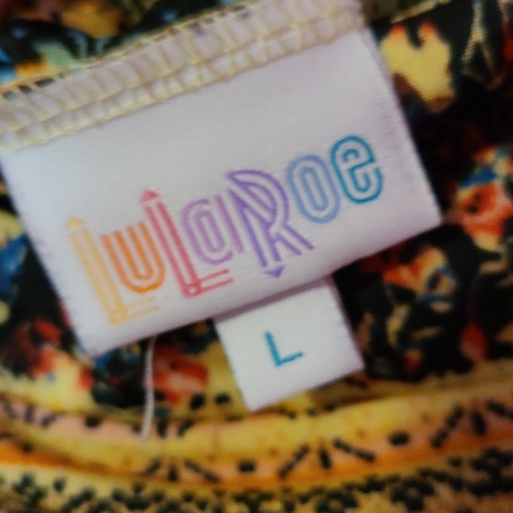 Lularoe Azure Skirt. Size Large - Picture 2 of 2